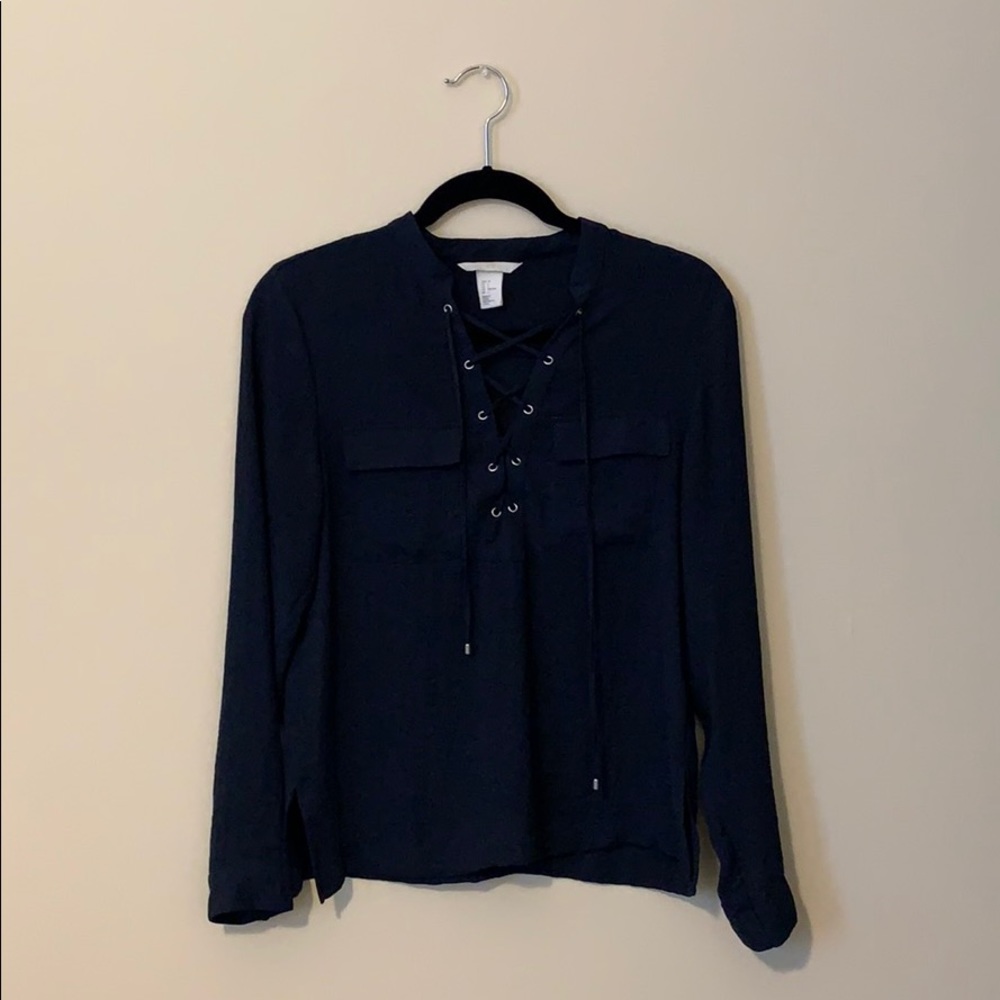 H&M Criss-cross blouse